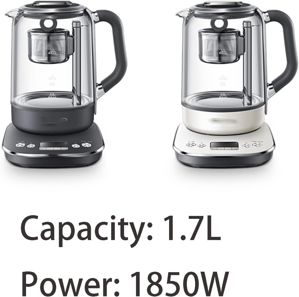 Electric Kettle Glass 1850w Lifting Tea Maker Office Hot Water Dispensers Automatic Small Household 1.7 Large Capacity Flower Teapot Electric Kettle (B) lofty ambition hopeful