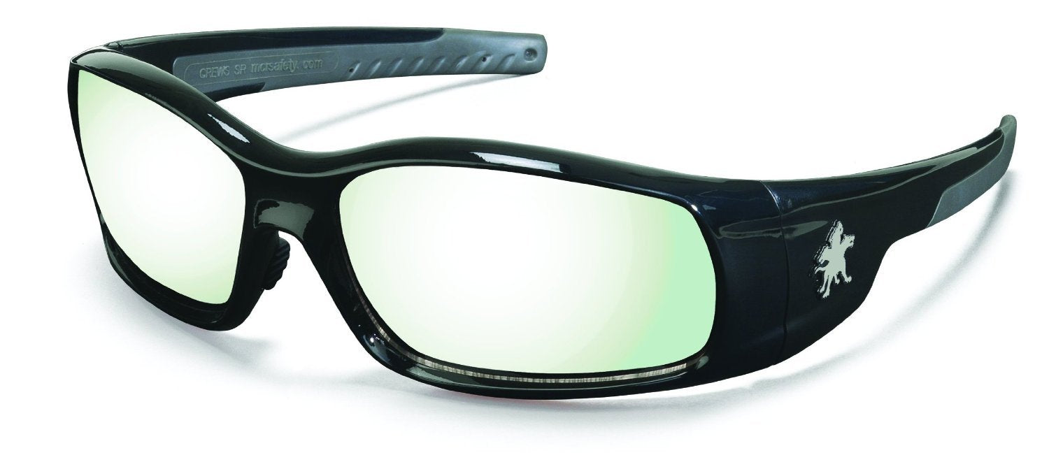 (12 Pair) Memphis SR119AF Swagger S/G Black Frame In/Outdoor Clear Mir A/F Lens