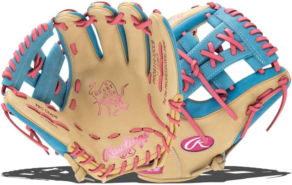 Rawlings| Heart of THE Hide Baseball Glove | Traditional Break-in | Sizes 11.25' - 12.75' | Multiple Styles