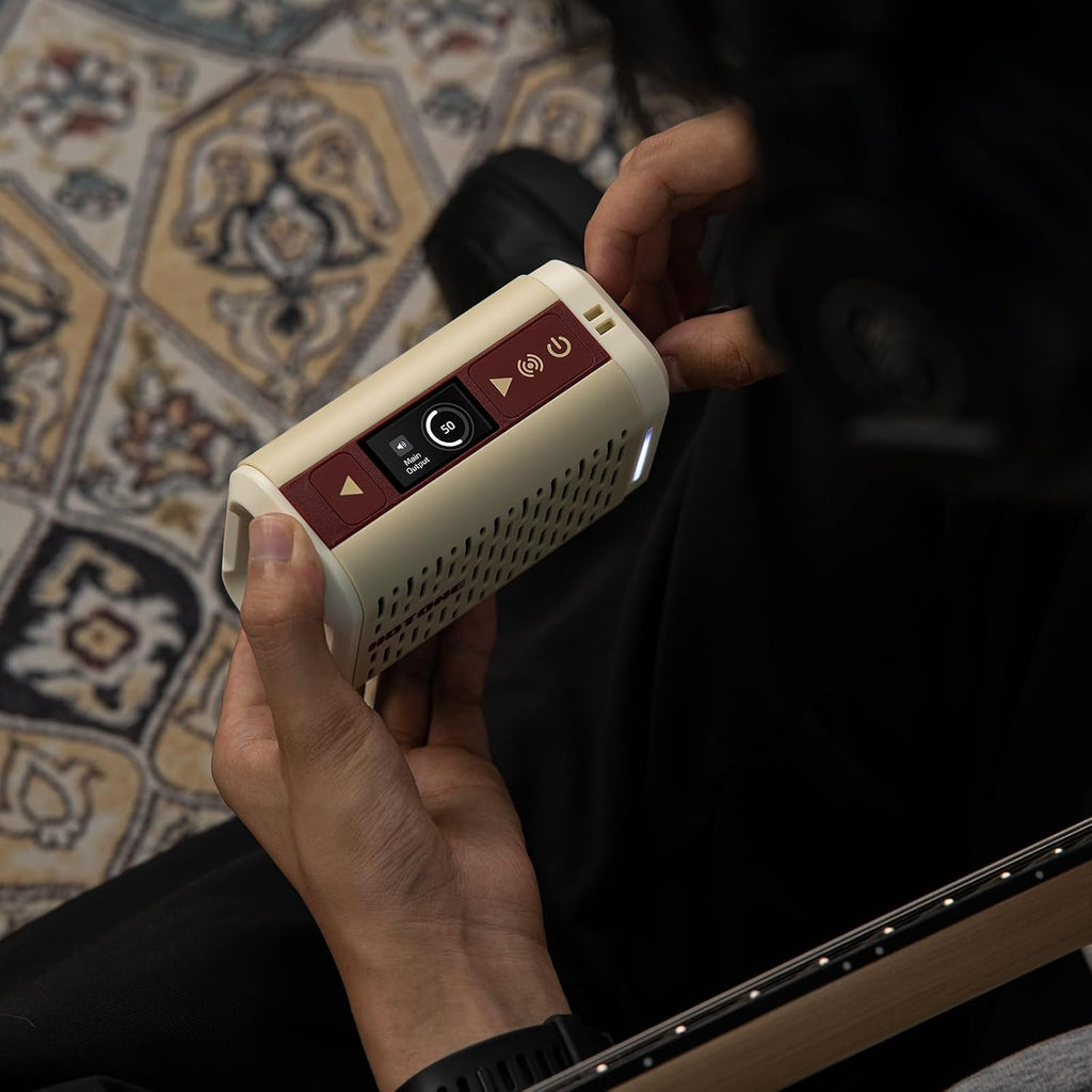 HOTONE Pulze Mini 5W Mini Smart Guitar Amp,Headphone Amp with BT Speaker Mobile APP for Electric Guitar, Acoustic or Bass(Incl 5PCS Custom Guitar Picks by VOLKTONE)