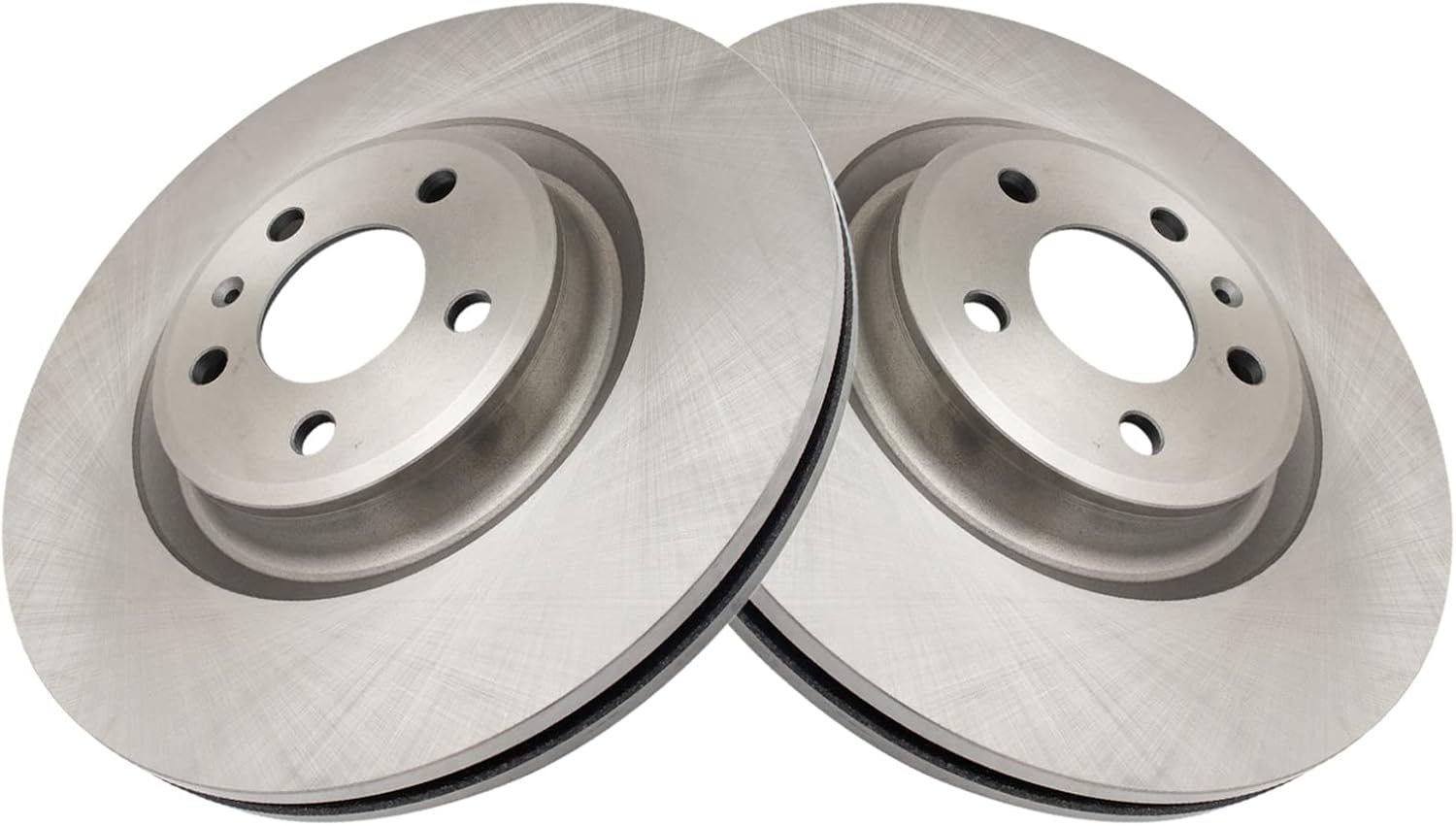 TRQ Front Brake Pad and Rotor Set Ceramic Vented Rotors Compatible with 2014-2015 Audi A6 A6 Quattro A7 Quattro 2012-2016 S4 2012-2017 S5