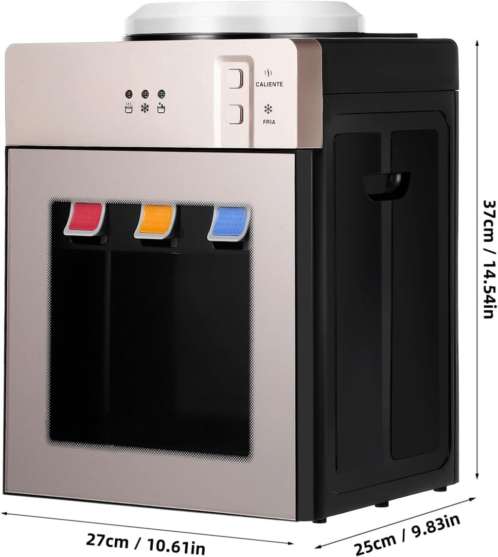 Angoily Multifunctional Countertop Water Dispenser Us Sleek Design for Home Use Hot Options Easy One-handed Removable Tray for Convenient Cleaning