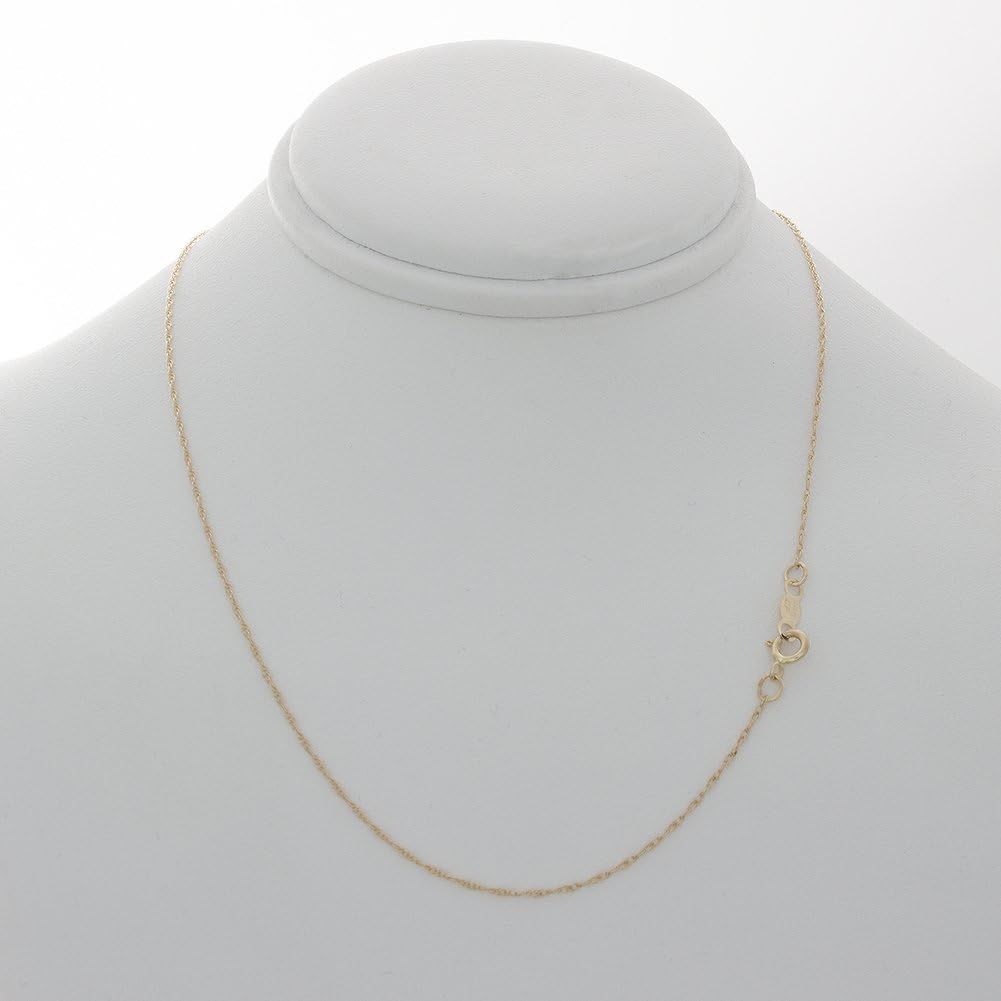14k Yellow Gold Animal Charm Necklace Pendant, 3-D Enamel Ladybug Charm Necklace Pendant, with 18 Inch Chain