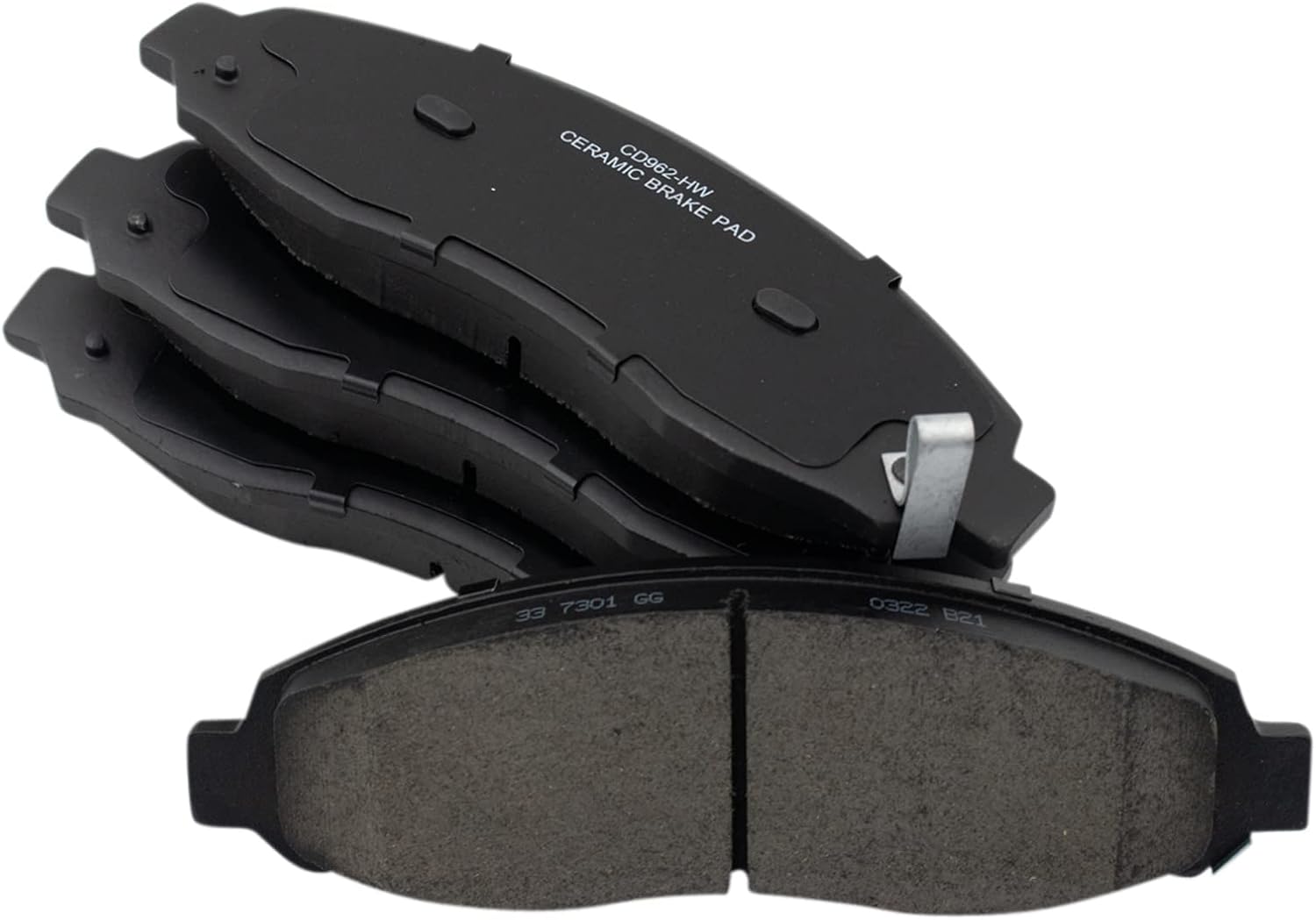 TRQ Front Brake Pad and Rotor Set Ceramic Vented Rotors Compatible with 2003-2004 Dodge Dakota
