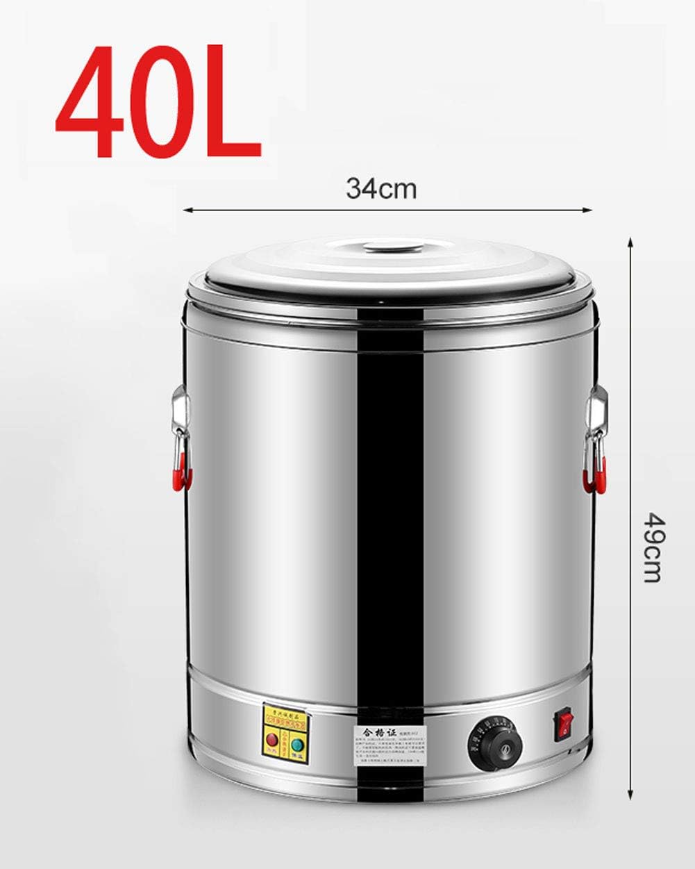 Drink Dispenser 304 Stainless Steel Water Boiler and Warmer, Electric Kettle Water Heater Hot Water Pot Instant Hot Water Dispenser Coffee Carafes for Keeping Hot Commercial Coffee for Parties