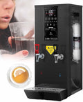 Hot Water Dispenser, 2500 W Fast Boiling Water Machine, with Water Connection, Stepping Type Water Boiler, Digital Display, Adjustable Temperature, for Brewing Coffee, Hot Cocoa,Black