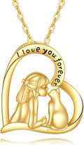 KECHO Christmas Gifts 14k Solid Gold Animals Necklace for Women Giraffe Bee Elephant Ladybug Koala Axolotl Horse Unicorn Cat Necklaces Pendant Jewelry Mothers Day Birthday for Mom Wife Friends