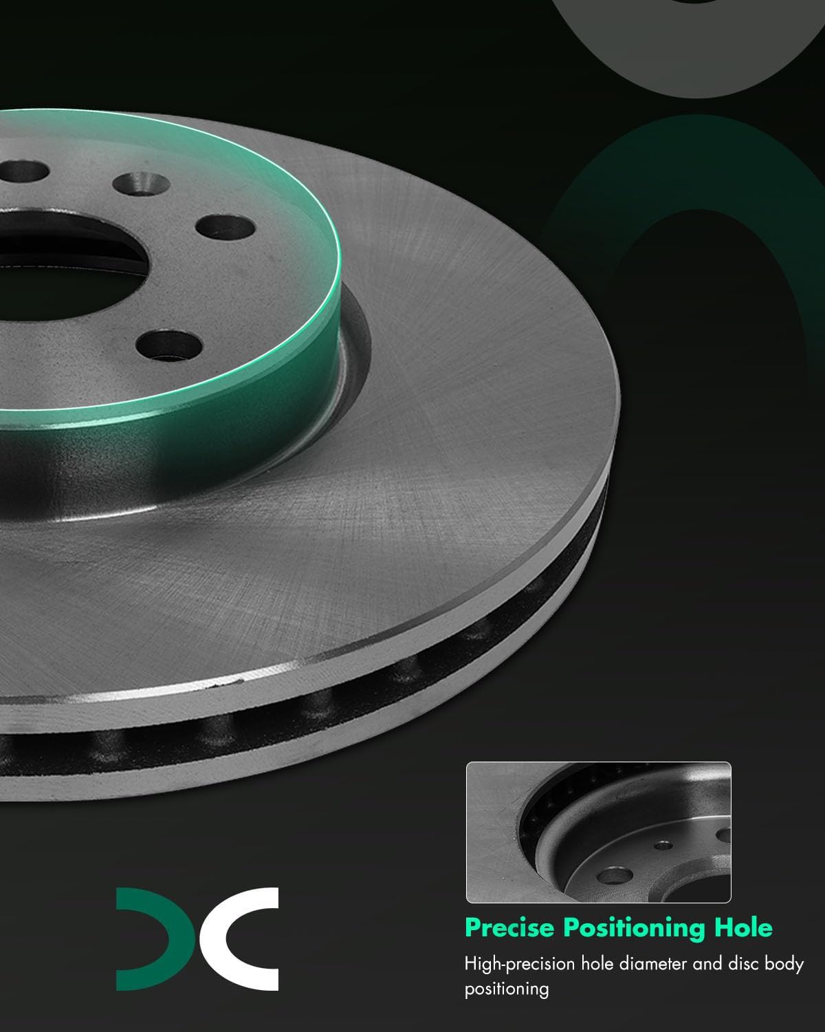 SCITOO Front 12.64' Brake Pads and Rotors Kits Fit For Buick Allure/LaCrosse/Regal,For Chevy Equinox/For Malibu/Impala/Malibu Limited,For GMC Terrain,For Saab 9-5