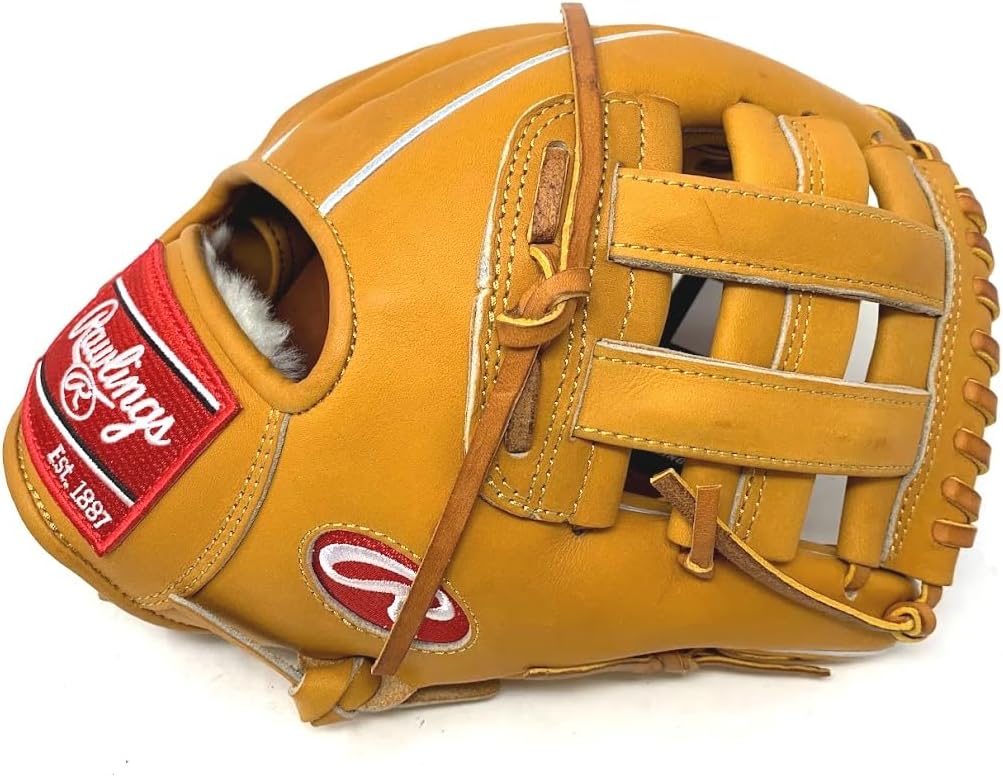 Rawlings Heart of The Hide Baseball Glove Pro Stiff & Standard Fit Models | Classic Colors | Sizes 11.5' - 12.75' | Multiple Styles (Classic Tan | H Web, 11.5' | Infield, Right Hand Throw)