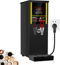 3000W Automatic Counter Hot Water Boiler, Commercial Hot Water Dispenser 30L, Electric Countertop Step-Heating Boiler for Tea, Stainless Steel Countertop Boiling Water Machine, for,A Black