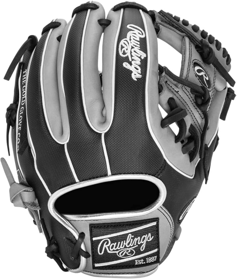 Rawlings Gamer XLE Speed Shell Series Baseball Infield | Catcher | Utility Glove | Mitt | Travel | Youth | 11.5' | 12.25' | 32.5' | Black | Grey | Right | Left