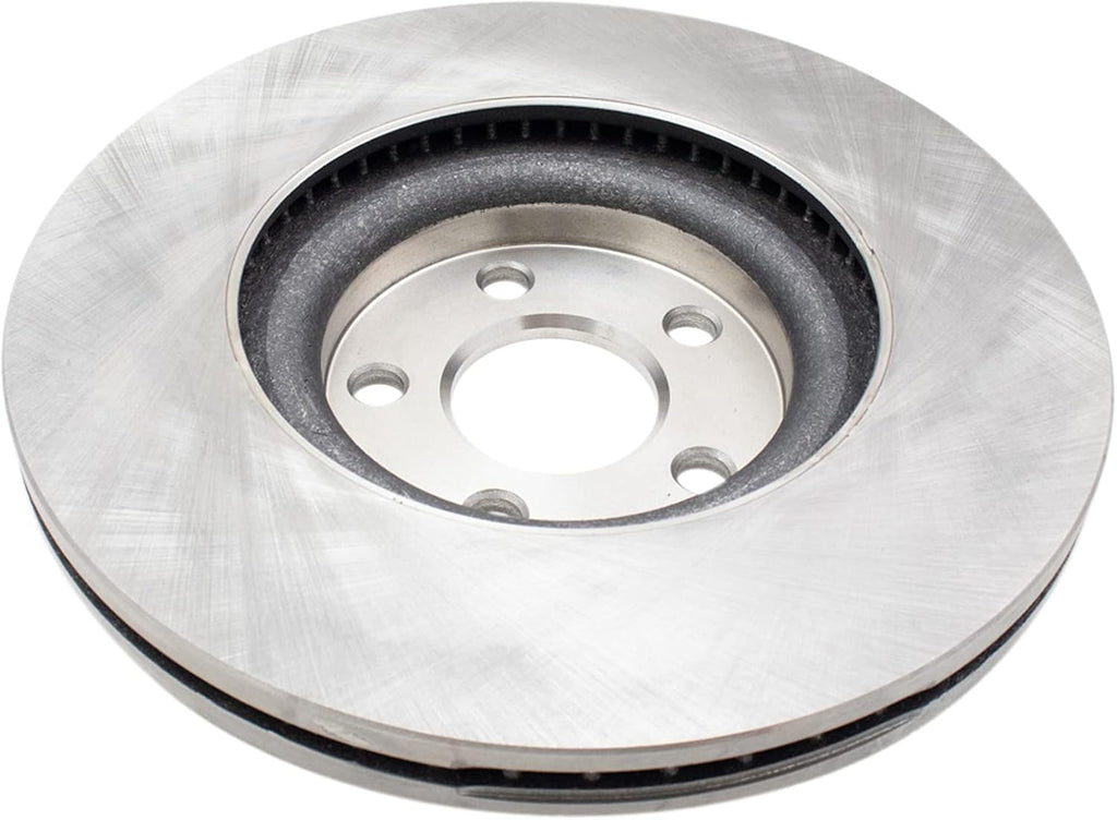 TRQ Front Brake Pad and Rotor Set Ceramic Vented Rotors Compatible with 2017-2018 Lincoln MKZ