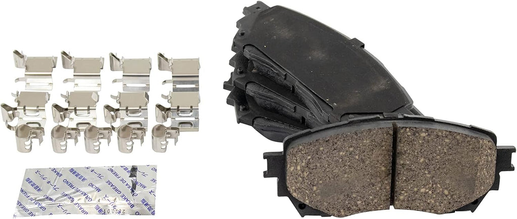 TRQ Front Brake Pad and Rotor Set Ceramic G Coated Vented Rotors Compatible with 2014-2017 Mazda 6