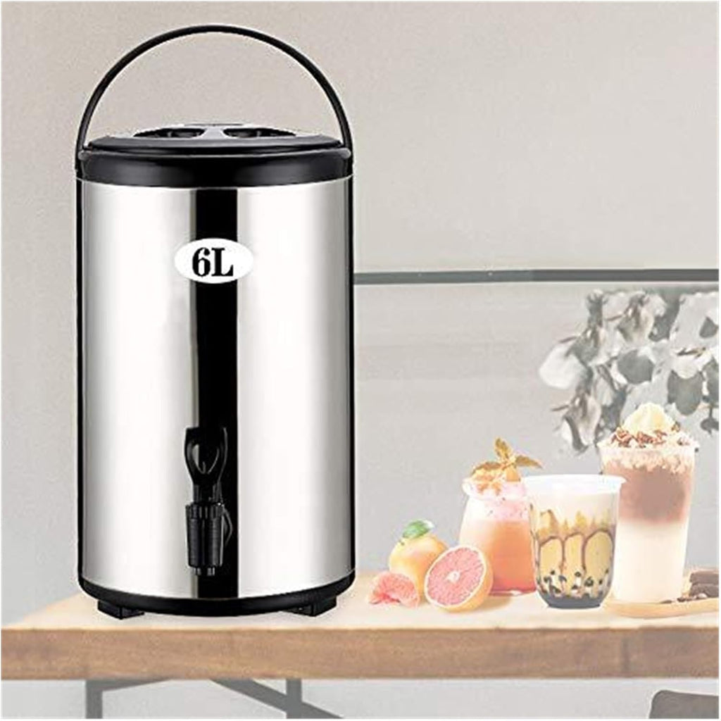 Hot Water Dispenser, 5 Gallon Stainless Steel Insulated Beverage Dispenser with Spigot for Coffee, Tea, Soup - Commercial & Office Use