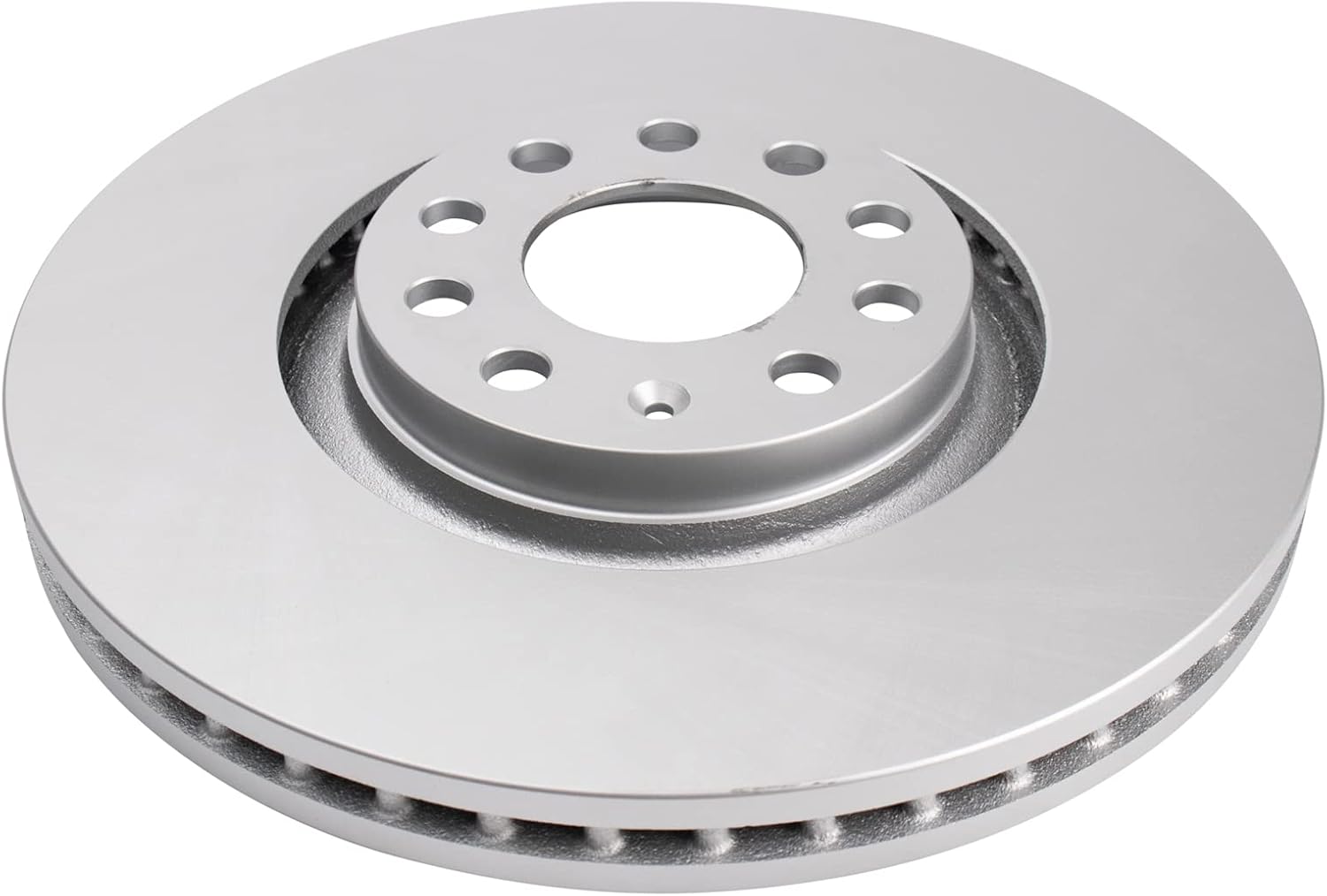 TRQ Front Brake Pad and Rotor Set Ceramic G Coated Vented Rotors Compatible with 2005-2009 Audi A4 A4 Quattro