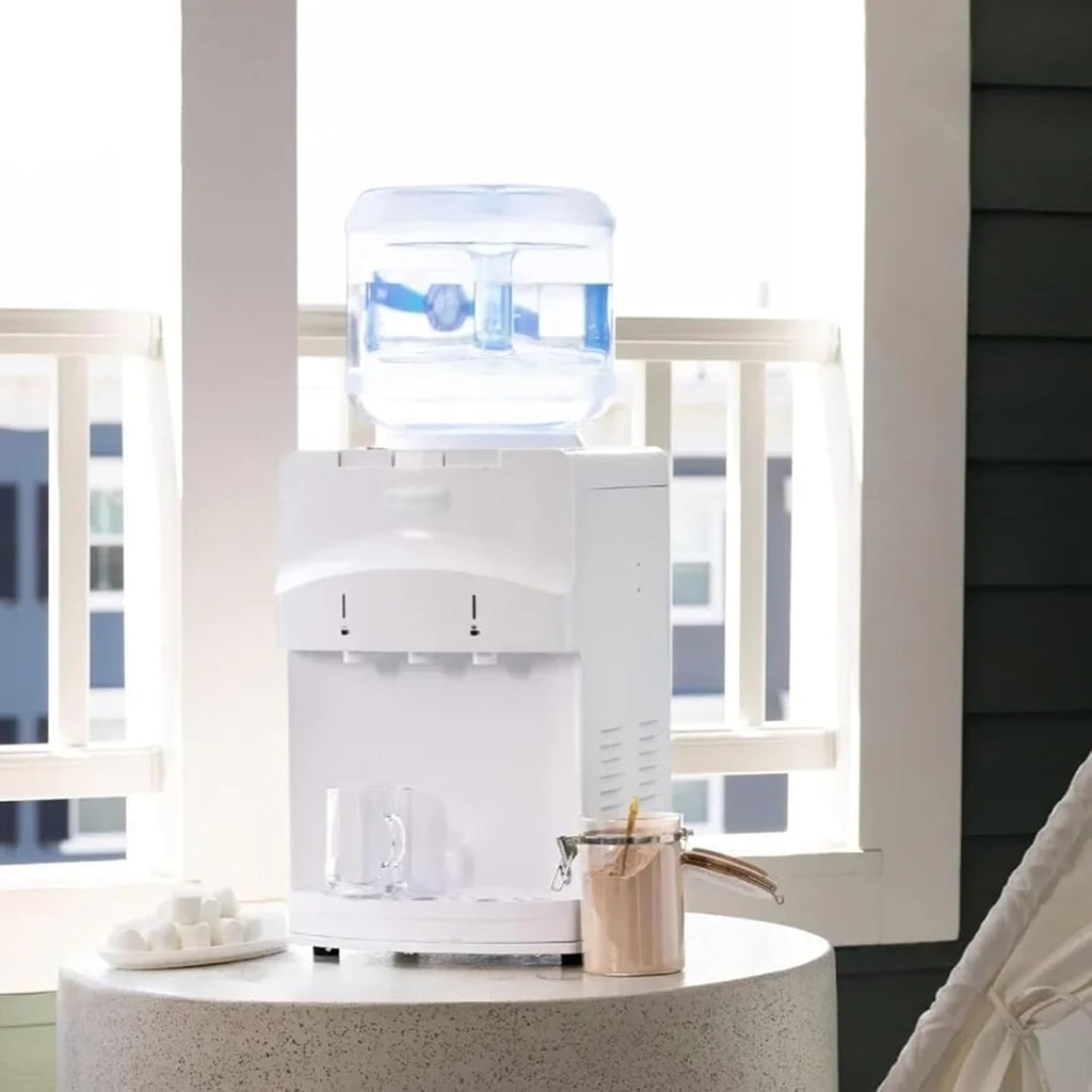 Water Dispenser Top Mounted Hot and Cold Water Dispenser 5 Gallon Including Child Safety Lock Suitable for Home and Office Dispensers(Bottles not Included)