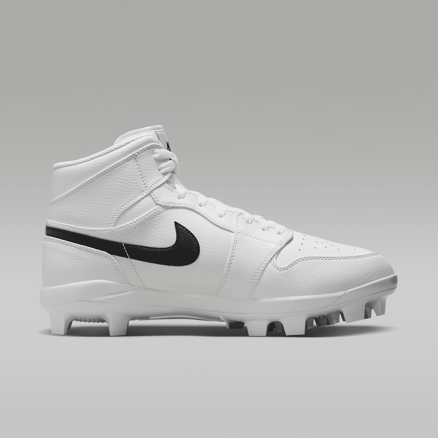 Jordan 1 Retro MCS Men's Baseball Cleats (White/Black) Size 12
