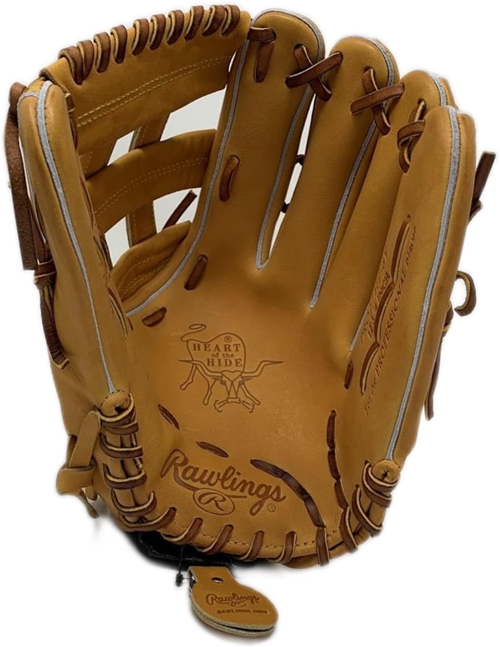Rawlings Heart of The Hide PRO27HF Baseball Glove 12.75 Inch Pro Stiff Tan Right Hand Throw Standard Fit