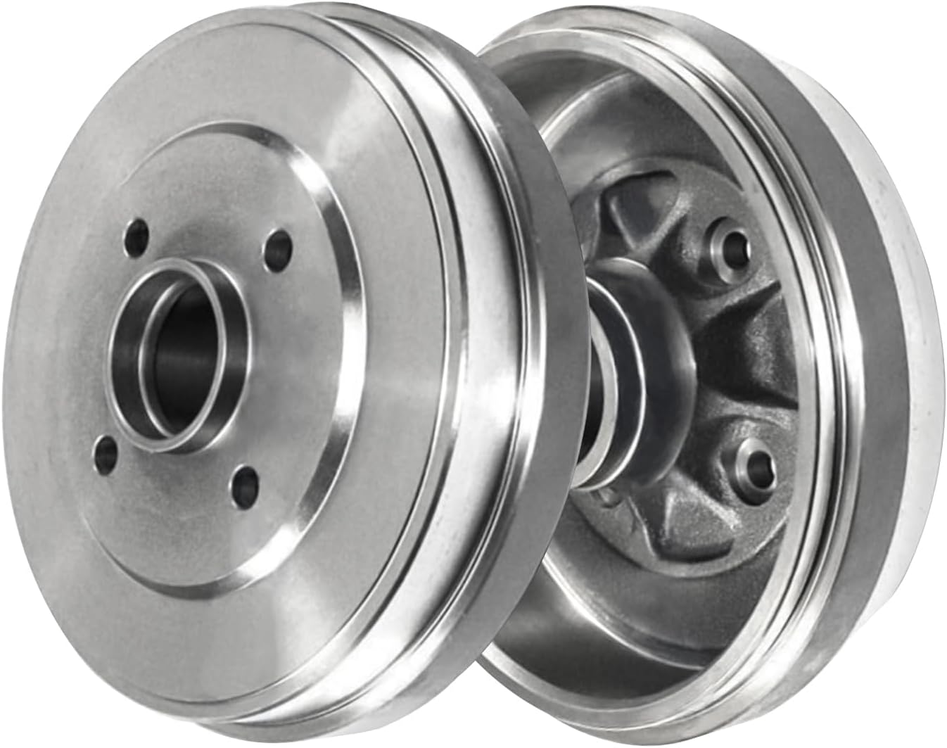 Detroit Axle - 10pc Brake Kit for 2012-2019 Nissan Versa Note 2015-2017 Micra, Front Brake Rotors Ceramic Brakes Pads, Rear Brakes Drums and Brakes Shoes Replacement : 10.24' inch Rotor