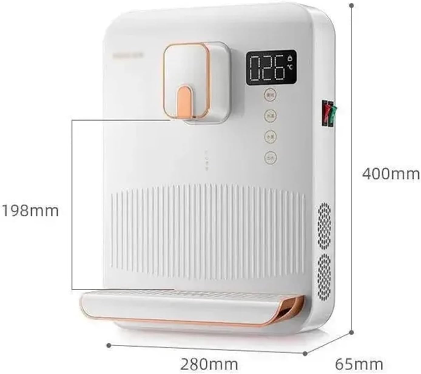 Water Dispenser Water Dispensers, Automatic Kitchen Dispenser, Wall Mounted Electric Drinker, Fountain Dispenser Machine for Hot and Cold Drinking for Home Dispensed