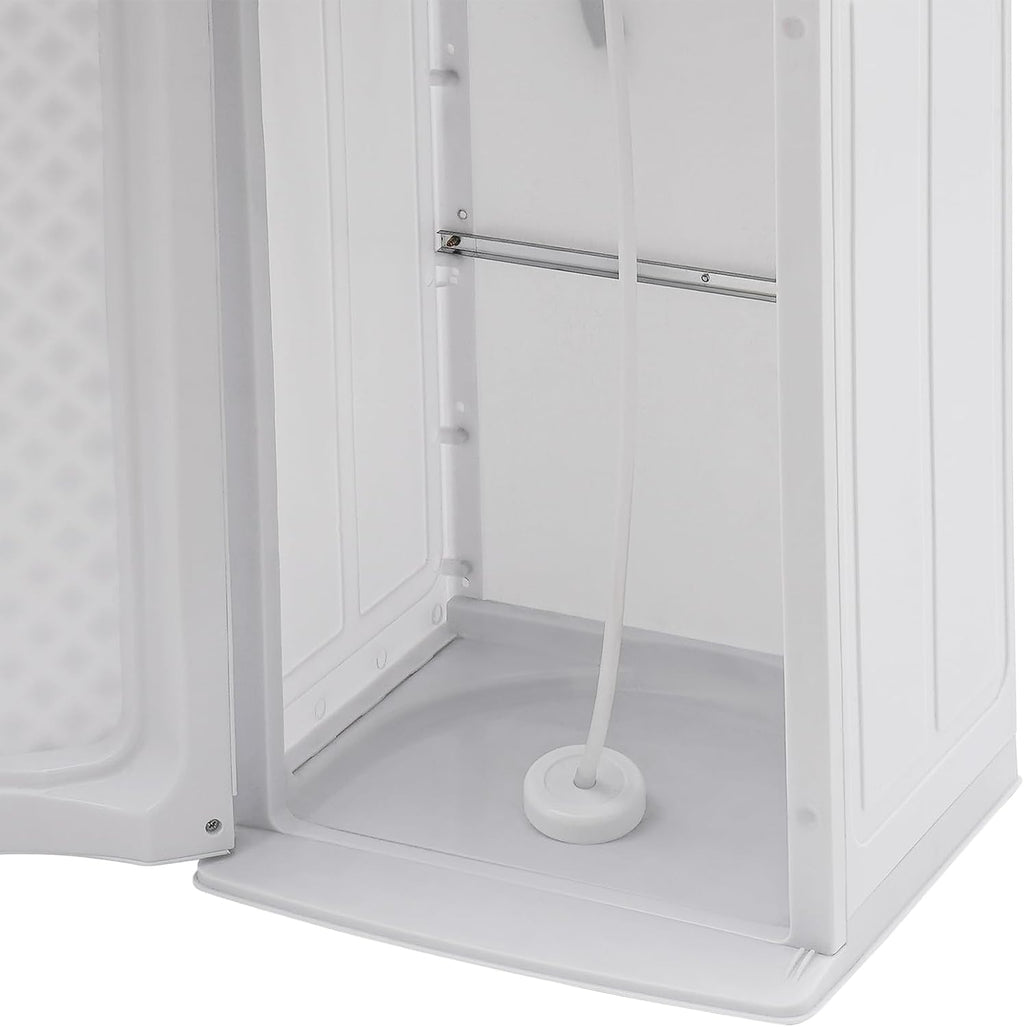 LYNICESHOP Bottom Loading Water Dispenser, Water Dispenser Bottom Loading Water Cooler for 5 Gal Bottles w/Indicator Lights, Hot & Cold Standing Water Dispenser for Home, Office (White)