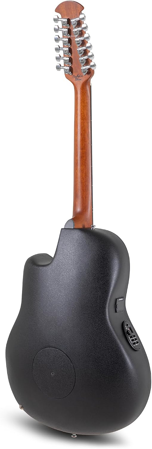 Ovation Elite Celebrity Mid-depth 12-string Black