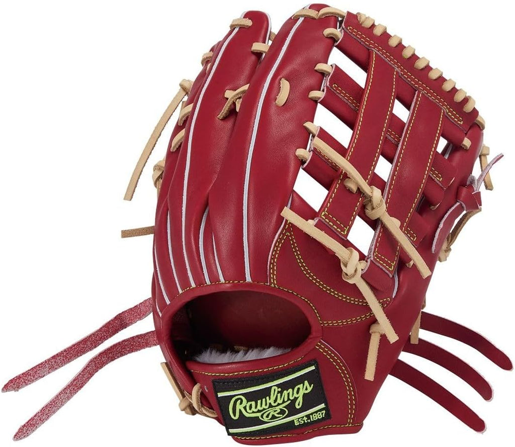 Rawlings Pro Preferred GH5FPRRT80 Baseball Glove for Outfielders, Wine, 13' *Right Throw