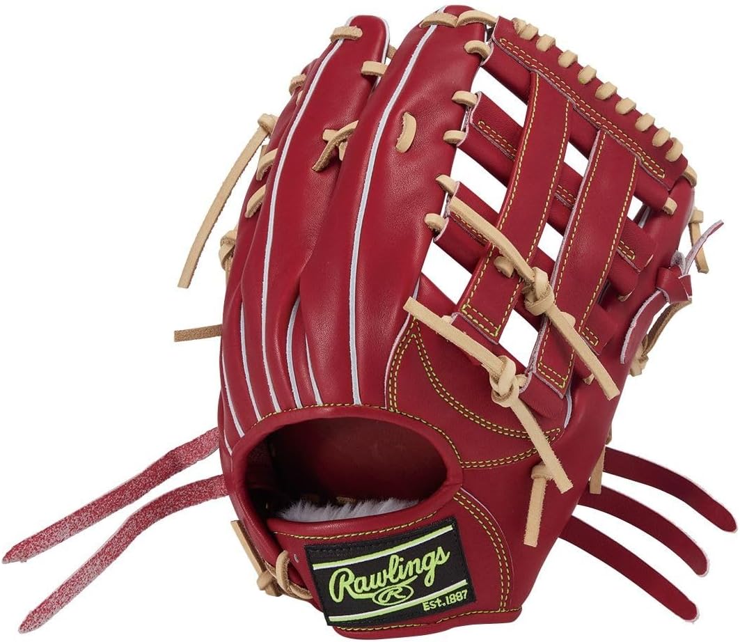 Rawlings Pro Preferred GH5FPRRT80 Baseball Glove for Outfielders, Wine, 13' *Right Throw