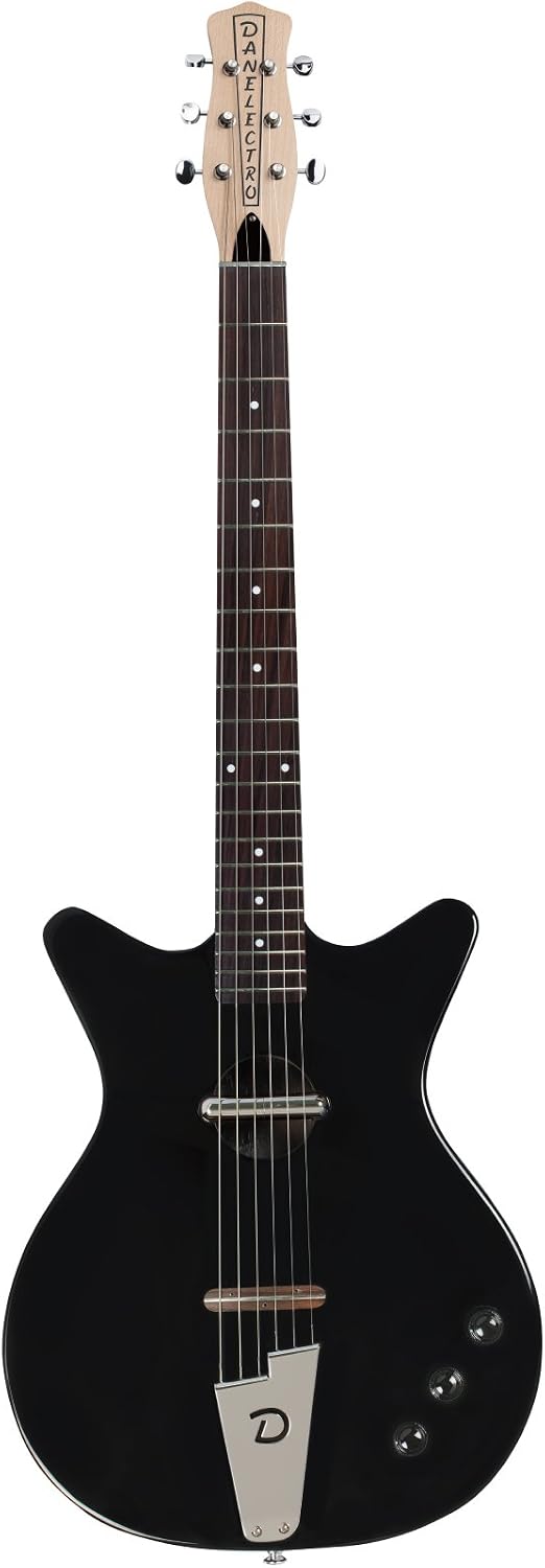 Danelectro Convertible Acoustic-Electric Guitar - Black