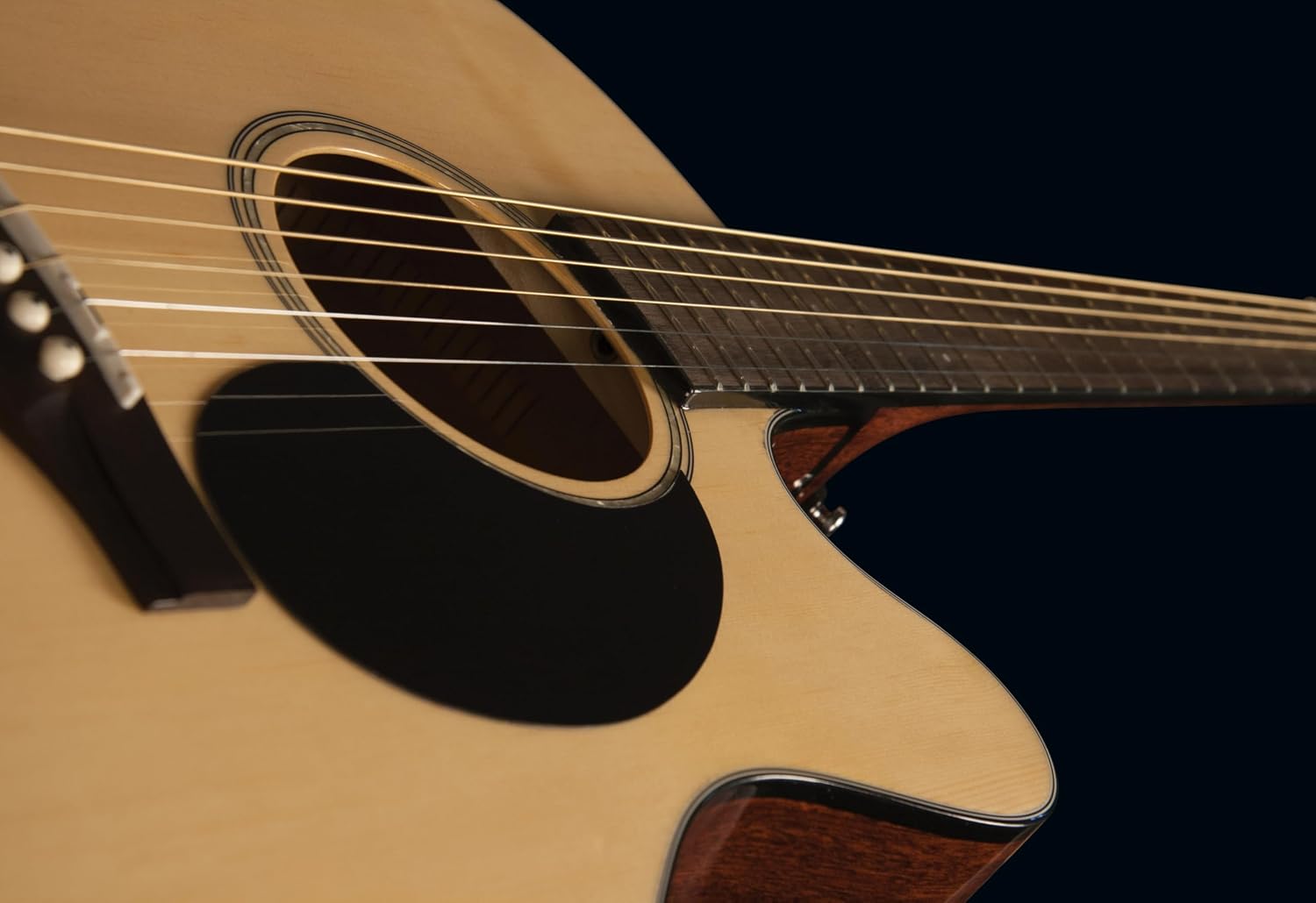 Jasmine JO36CE-NAT Orchestra Style Acoustic Electric Guitar. Natural Finish
