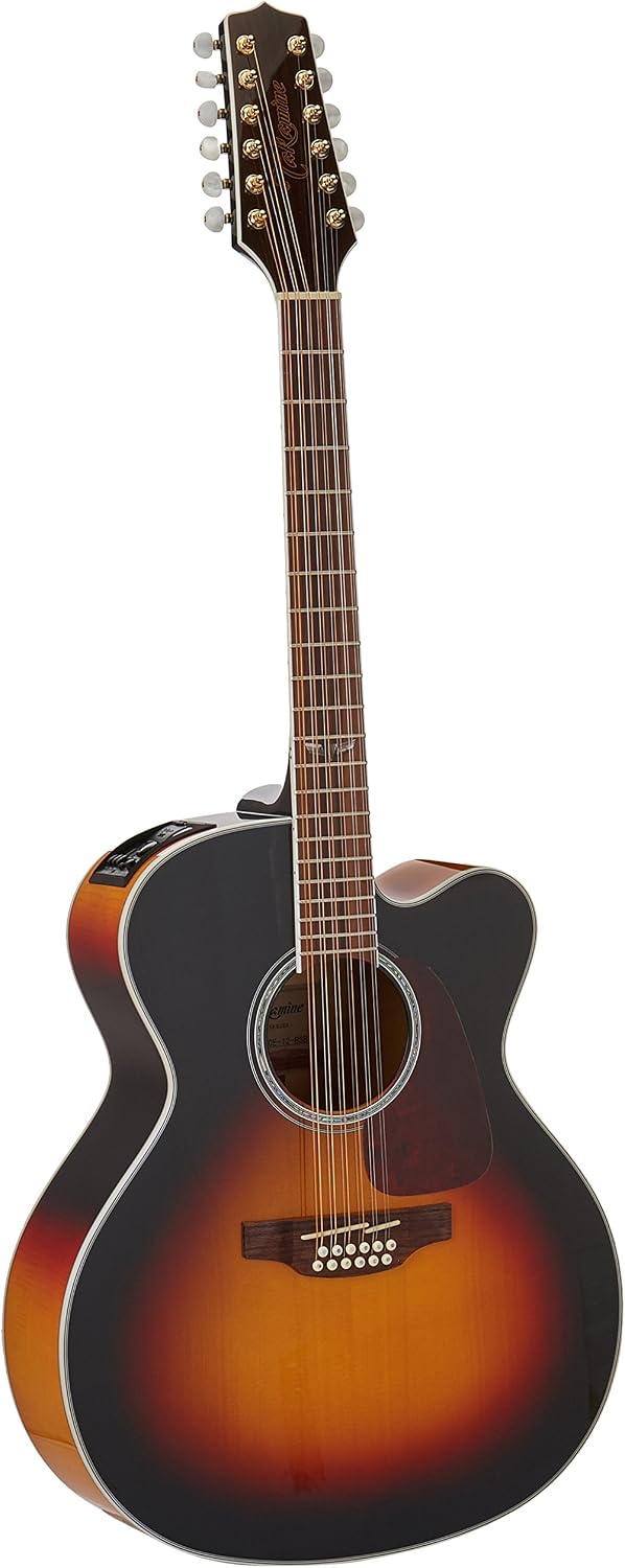 Takamine GJ72CE 12-String - Brown Sunburst