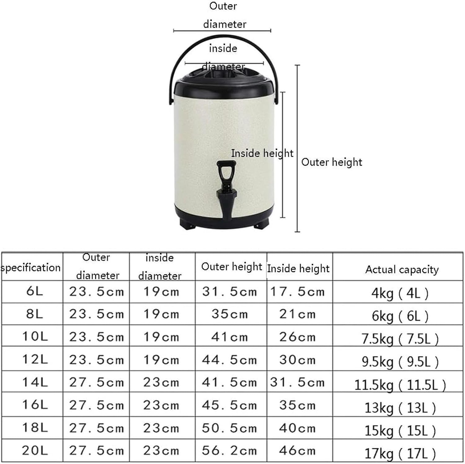 Electric Kettles Commercial Coffee Urn Hot Water Pot, Water/Beverage Dispenser for Keep Hot/Cold, Water Boiler and Beverage Warmer for Buffet, Adjustable Temperature,Blue,8L