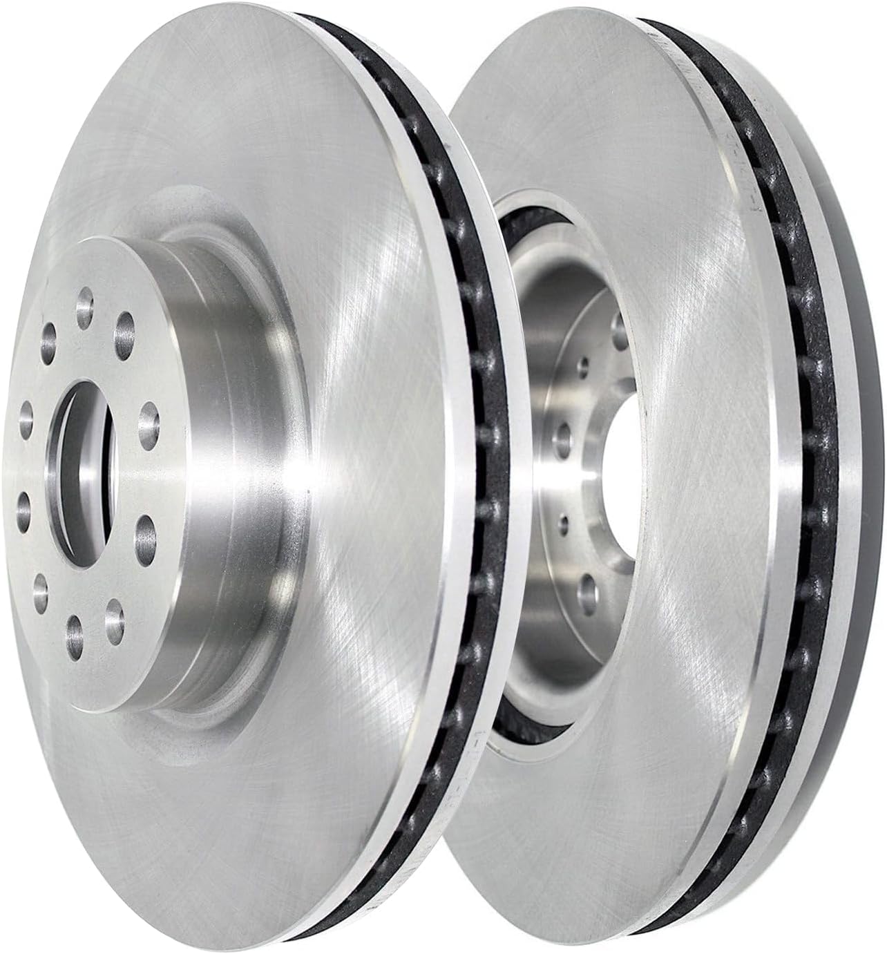 Detroit Axle - Brake Kit for 2014 Cadillac CTS [V; Sedan] Disc Brakes Rotors Ceramic Brake Pads Replacement : 13.58' inch Front and 14.37' inch Rear Rotor