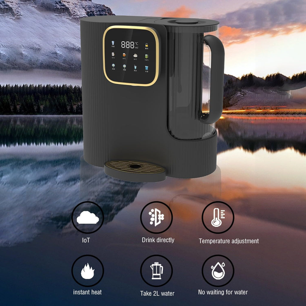 SinSed electric hot water dispenser water warmer Desktop installation-free instant hot water dispenser 2L capacity kettle thick film heating