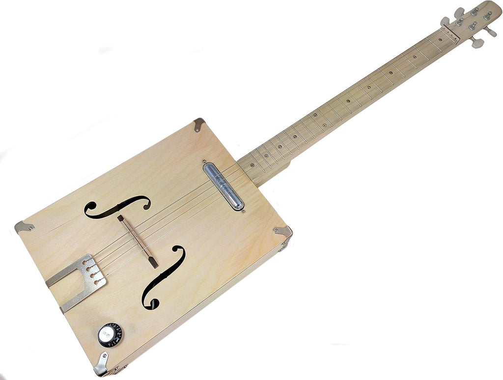 The 'Tupelo Tenor' 4-string Electric Box Guitar kit - Easy to Build, Great Acoustic Tone