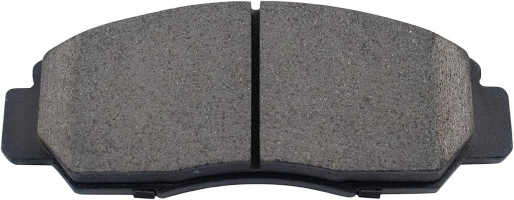 TRQ Front and Rear Brake Pad and Rotor Set Ceramic G Coated Rotors Compatible with 2003-2007 Honda Accord
