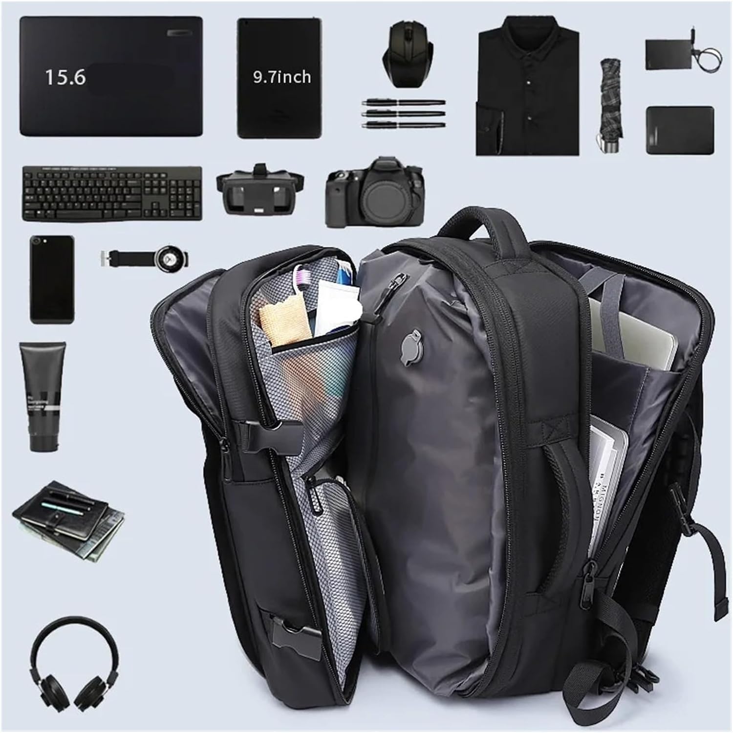 Vacuum Bags For Travel Men's Backpack Multi-functional Compression Large Capacity Bag Waterproof Leisure