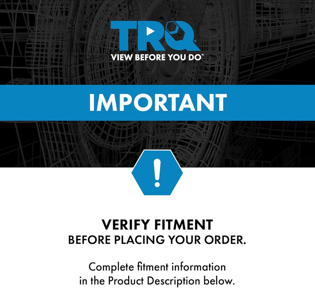 TRQ Front Ceramic Brake Pad and Rotor Set Coated Compatible with 2006 Hyundai Sonata V6 3.3L 2007 Hyundai Sonata SE Limited 2008-2010 V6 3.3L