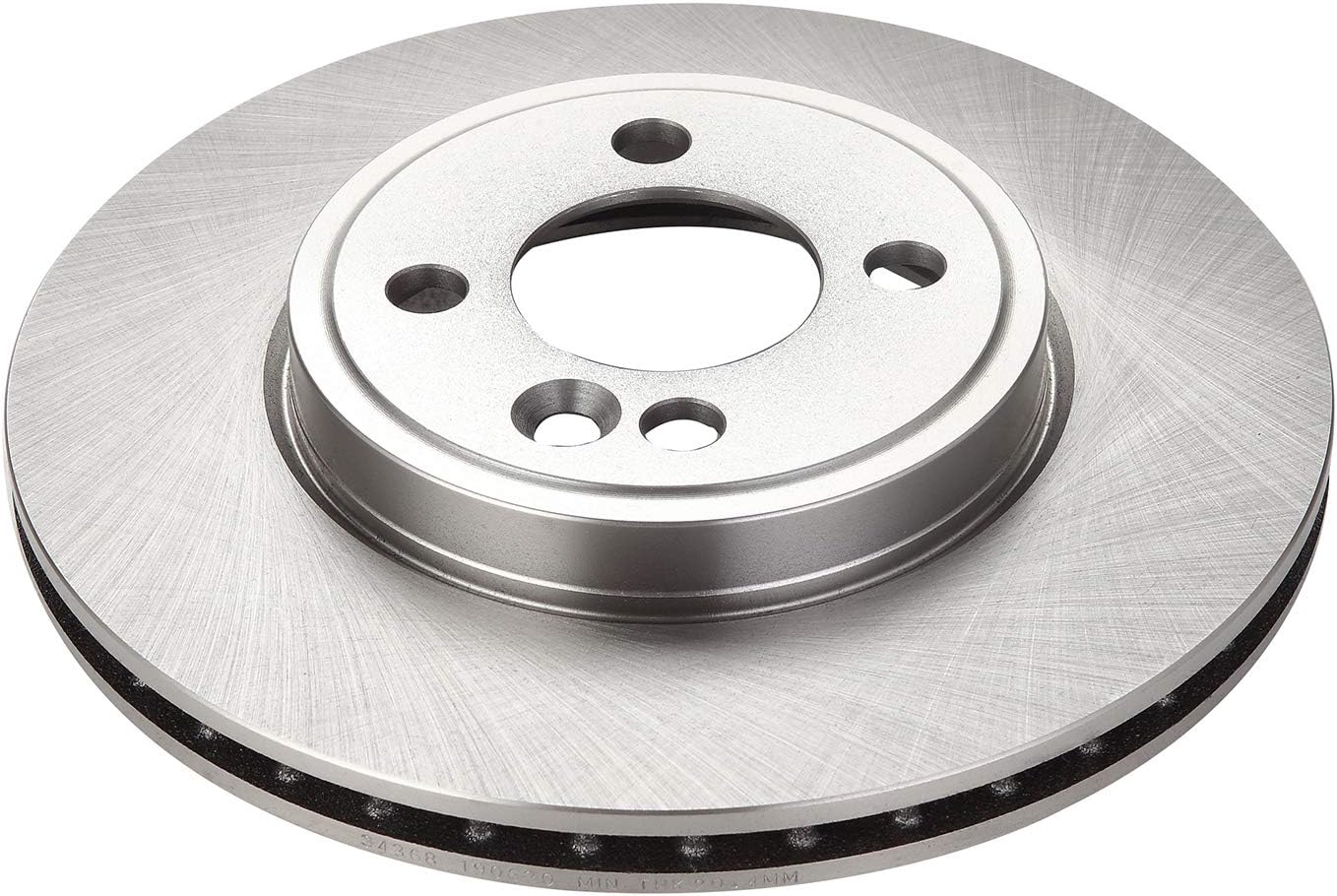 TRQ Front and Rear Brake Pad and Rotor Set Ceramic Vented Solid Rotors Compatible with 2007-2015 Mini Cooper