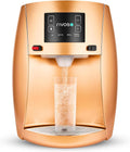 Rivos Spirit Smart Water Dispenser, Hot & Cold Countertop Dispenser, 316 Stainless Steel, Shabbat-Compatible System with Filter & Carbon Filter, Eco-Friendly Home & Office Hydration (Rose Gold)