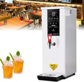 Instant Hot Water Dispenser, Automatic Commercial Hot Water Pot with Filter Lcd Display Water Boiler Desktop Electric Hot Water Boiler with Spout for Coffee Home Office White