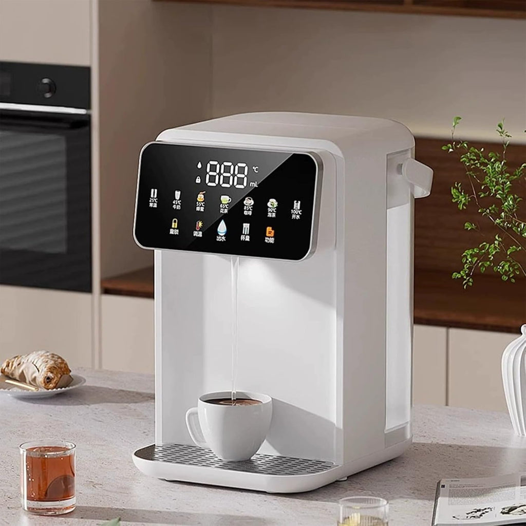 Instant Hot Water Dispenser Countertop, Quick Heating with Touchscreen & Child Lock for Home, No Installation, with Carry Handle and Removable Water Tank(Black)