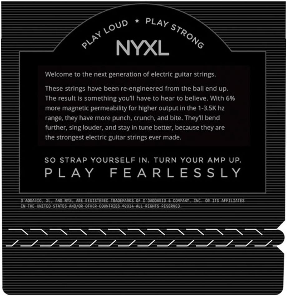 D'Addario NYXL Electric Guitar Strings Medium 11-49 (12 Pack Bundle)