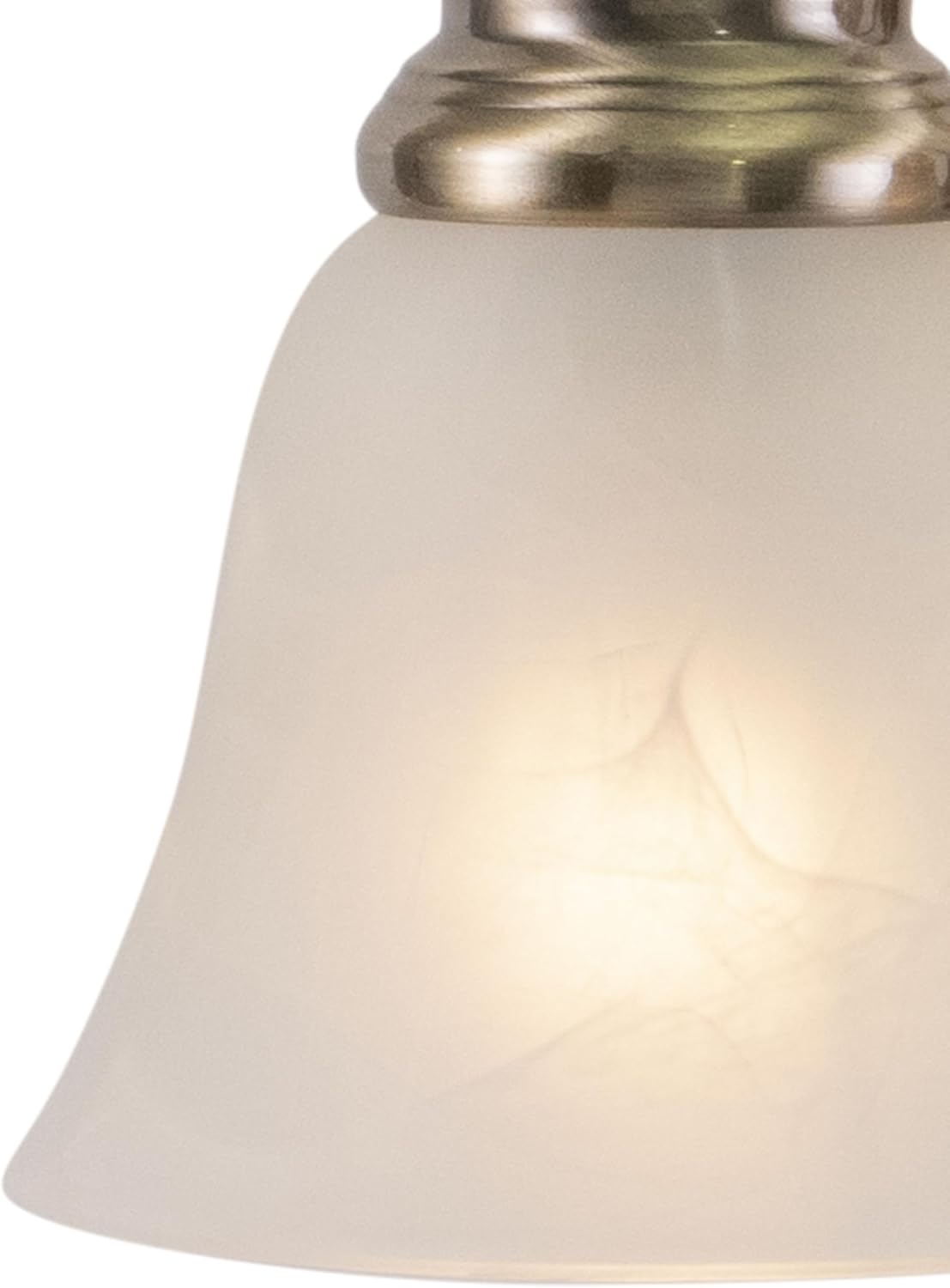 VAXCEL Standford 3-Light 19 inch Wide Antique Brass Gold Traditional Bathroom Vanity Lighting Fixture, White Alabaster Glass Shade, Dimmable, LED Compatible, Over the Mirror Mounted Steel Wall Sconce