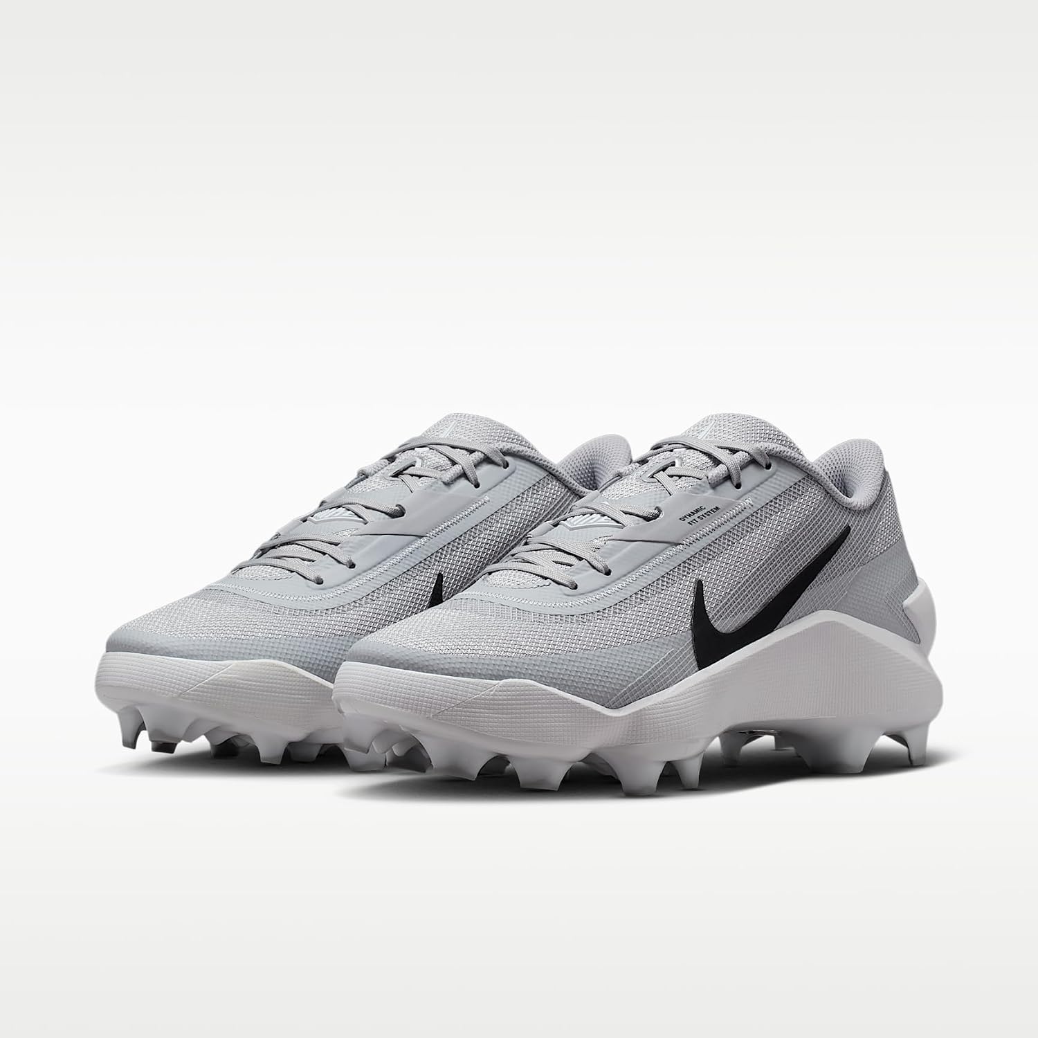Nike Diamond Showcase MCS Baseball Cleats (Wolf Grey/White/Black)