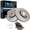 TRQ Front Brake Pad and Rotor Set Ceramic Compatible with 2011-2015 Volvo XC60