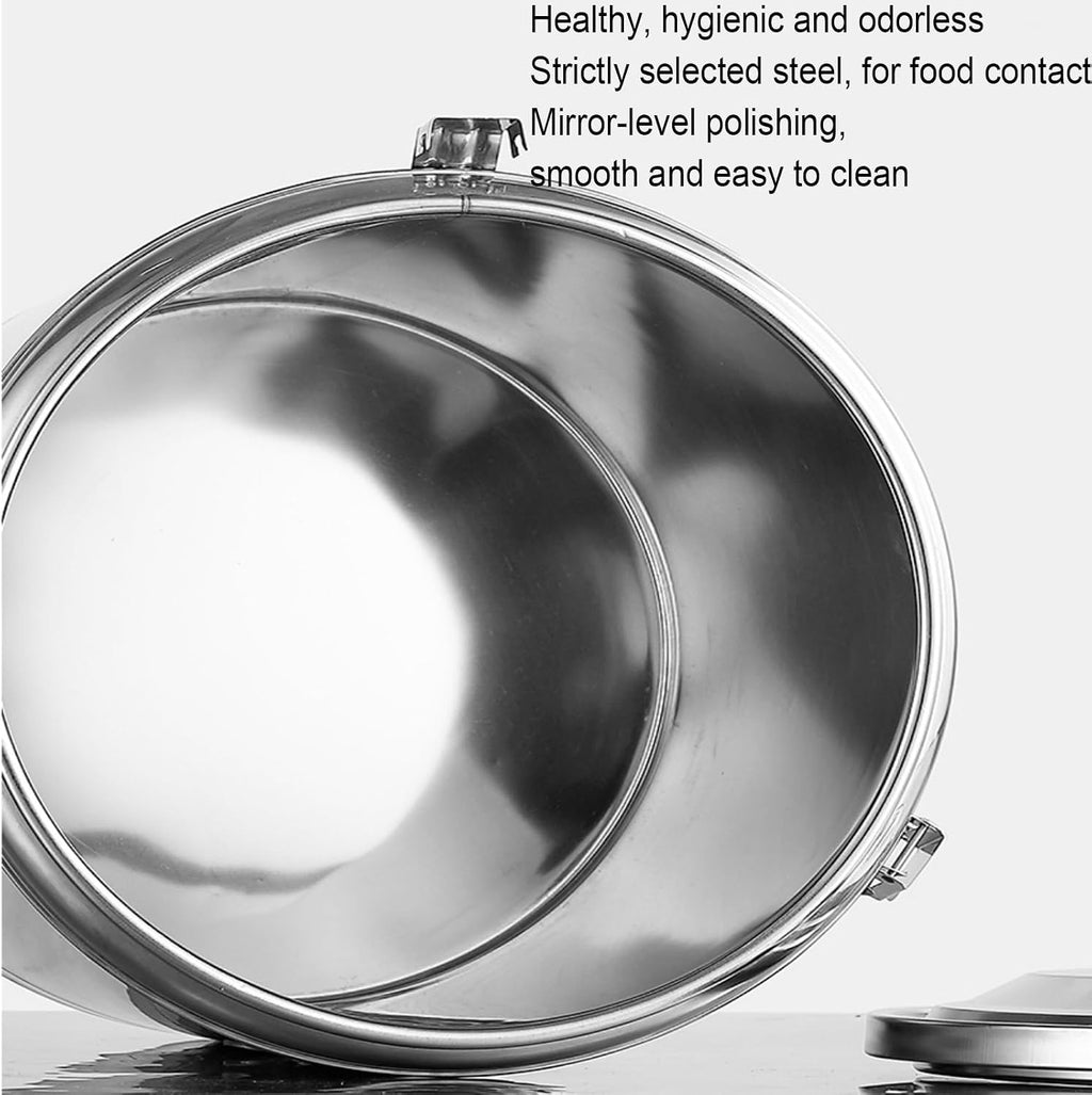 Stainless Steel Insulated Barrel, 304 Stainless Steel Beverage Dispenser Hot Beverage Dispenser for Party for Hot Water Tea Coffee Milk Juice (Silver 10L)