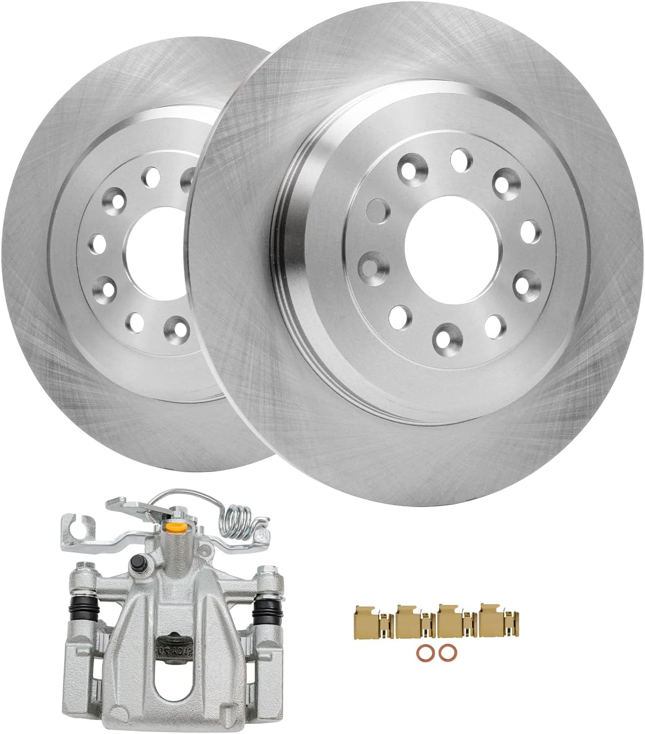Detroit Axle - Rear Brake Kit for Ford Taurus X Five Hundred Freestyle Mercury Montego Sable, Disc Brake Rotors Brake Caliper Replacement