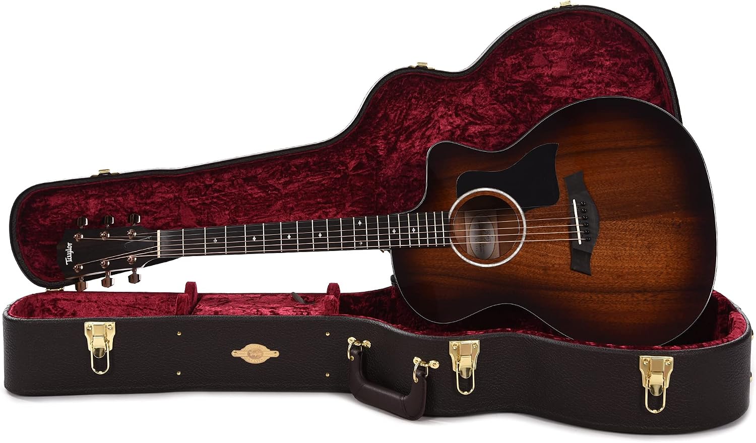 Taylor 224ce-K DLX Acoustic-electric Guitar - Shaded Edgeburst with Layered Koa Back & Sides
