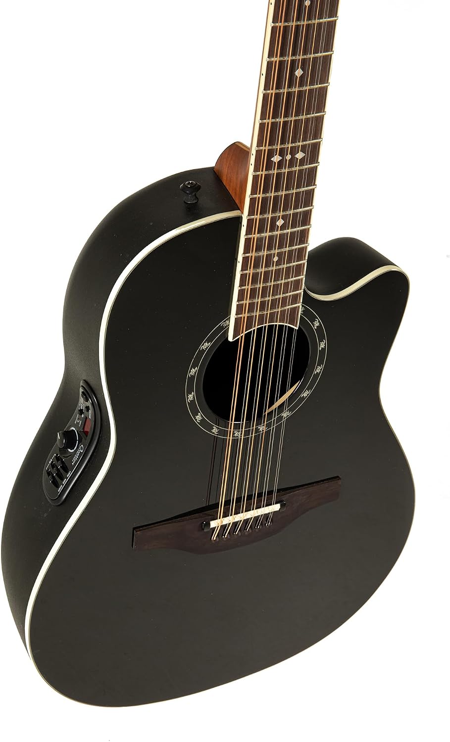 Ovation Pro Series Standard Balladeer 2751AX-5 12-String A/E Guitar - Black